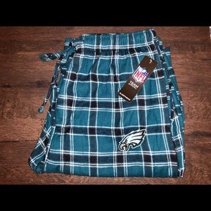 Philadelphia Eagles Plaid Pajama Pants, L